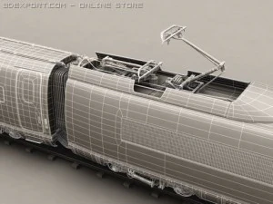generic high speed train 3D Model