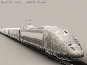 generic high speed train 3D Model