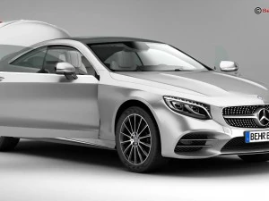 mercedes s class coupe amg line 2018 3D Model