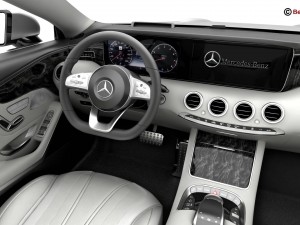 mercedes s class coupe amg line 2018 Modello 3D