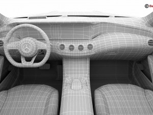 mercedes s class coupe amg line 2018 Modello 3D