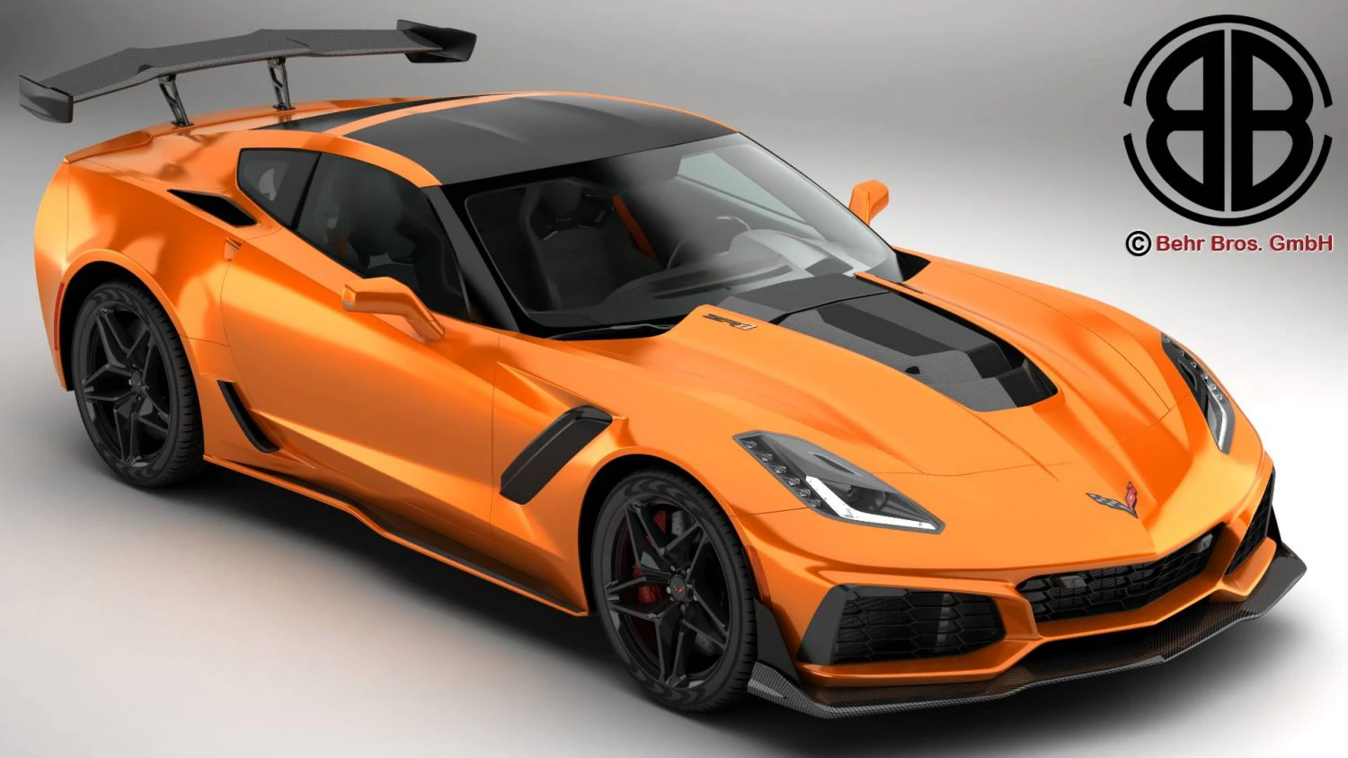 chevrolet corvette zr1 2019 3D Model .c4d .max .obj .3ds .fbx .stl .blend 