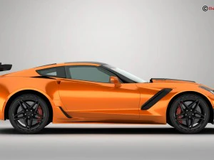 chevrolet corvette zr1 2019 3D Model