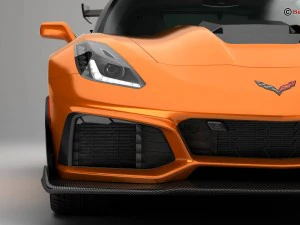 chevrolet corvette zr1 2019 3D Model