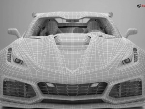 chevrolet corvette zr1 2019 Modèle 3D