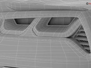 chevrolet corvette zr1 2019 3D Model