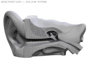 ucho Model 3D