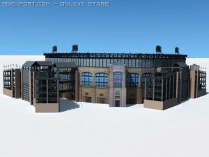 baseball stadium 3D Model