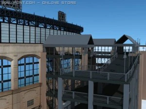 baseball stadium 3D Model