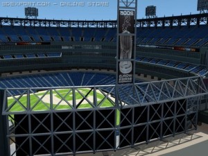 baseball stadium Model 3D