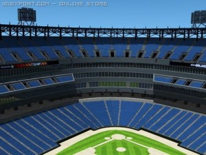 baseball stadium Model 3D