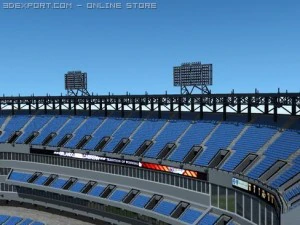 baseball stadium 3D Model