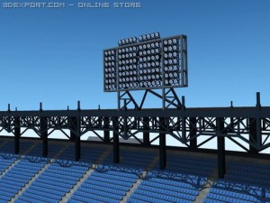 baseball stadium Model 3D