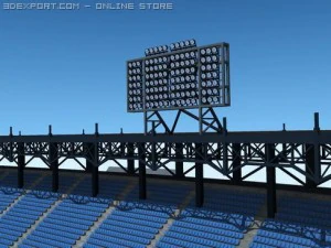baseball stadium 3D Model