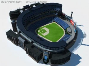 baseball stadium 3D Model