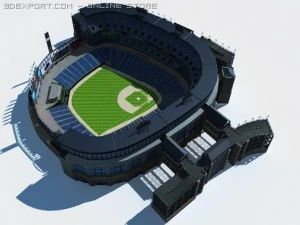 baseball stadium 3D Model