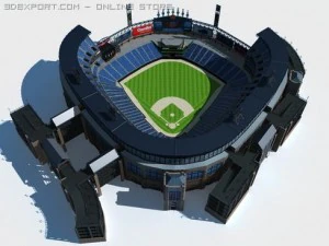 baseball stadium 3D Model