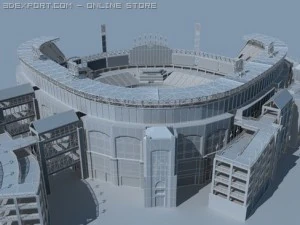 baseball stadium 3D Model