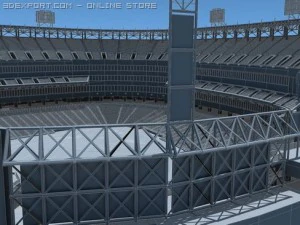 baseball stadium 3D Model