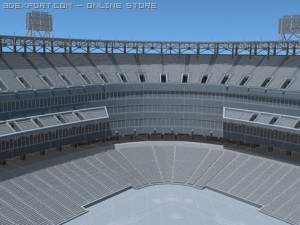 baseball stadium Model 3D
