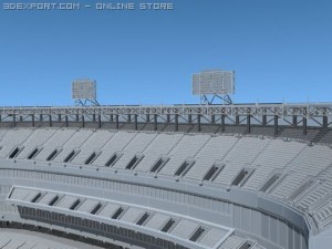 baseball stadium Model 3D