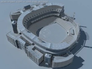 baseball stadium 3D Model