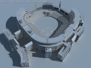 baseball stadium Model 3D