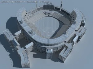 baseball stadium 3D Model