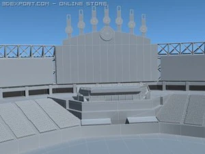 baseball stadium 3D Model