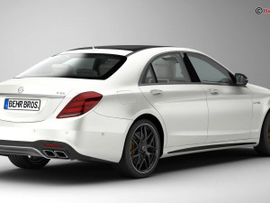 mercedes s class amg s63 2018 3Dモデル