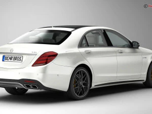 mercedes s class amg s63 2018 3D Model