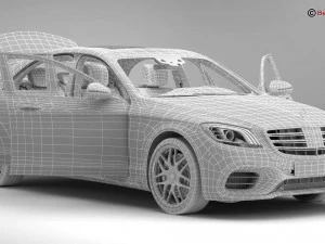 mercedes s class amg s63 2018 3D Model