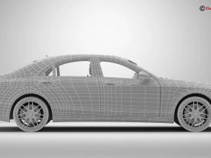 mercedes s class amg s63 2018 3D Model