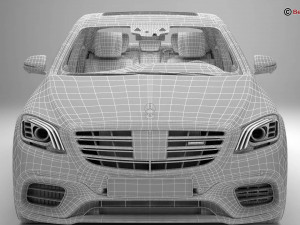 mercedes s class amg s63 2018 3Dモデル