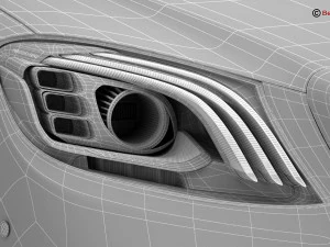 mercedes s class amg s63 2018 3D Model