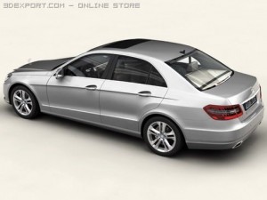 mercedes e class 2010 Modelo 3D