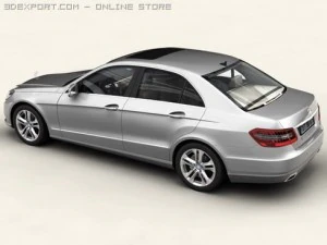 mercedes e class 2010 3D Model