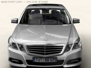 mercedes e class 2010 Modelo 3D