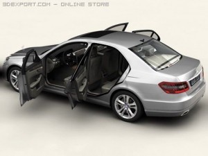 mercedes e class 2010 Modelo 3D