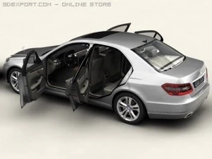 mercedes e class 2010 3D Model