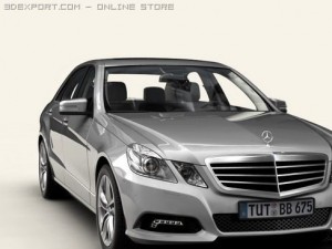 mercedes e class 2010 Modelo 3D