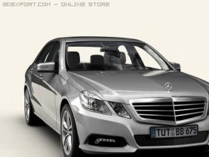 mercedes e class 2010 3D Model