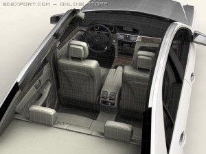 mercedes e class 2010 Modelo 3D