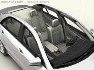 mercedes e class 2010 Modelo 3D