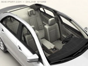 mercedes e class 2010 3D Model
