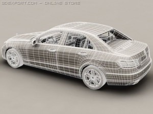 mercedes e class 2010 Modelo 3D