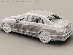 mercedes e class 2010 3D Model