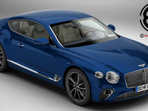 bentley continental gt 2018 3D Модель