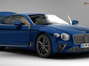bentley continental gt 2018 3D Model