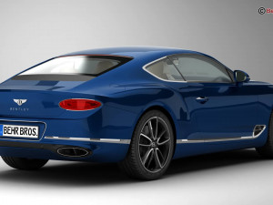 bentley continental gt 2018 3D Model